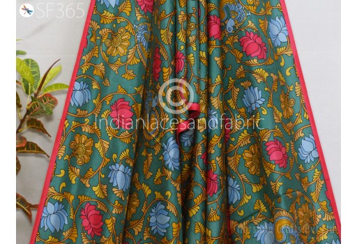 Soft Pure Habotai Silk Fabric by yard Printed Indian Wedding Dresses Bridesmaid Party Costumes Hair Crafting Sewing Saree Dupatta Scarf Boutique Material