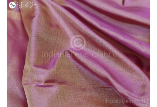 60gsm Iridescent Indian Pure Silk Fabric by the yard Mulberry Silk Sewing Craft Hair Scarf Costume Apparel Wedding Dresses Fabric