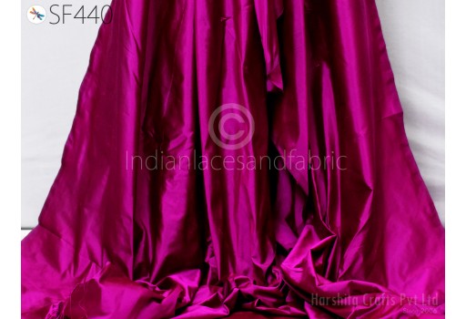 80gsm Iridescent Magenta Black Indian Pure Silk Fabric by the yard Soft Silk Curtains Scarf Costume Apparels Wedding Evening Dresses Dolls