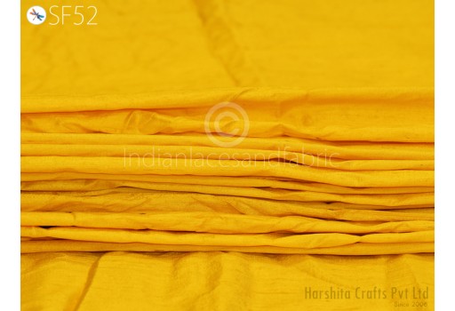 Exclusive yellow  pure dupioni silk fabric raw silk fabric by the yard dupion costume dresses cushion covers crafting sewing pillowcases lamp shades drapery