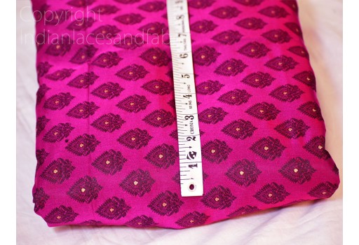 Indian purple crafting jacquard fabric by the yard banarasi wedding dresses sewing bridesmaid costumes home furnishing valance drapery pillowcase table runner boutique martial fabric