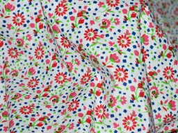 Floral Print Indian Summer Dresses Soft Cotton Fabric By Yard Nursery Cribs Quilting Sewing Crafting Clothing Boho Dresses Pillow Cushion Cover Curtains Home Decor Fabric