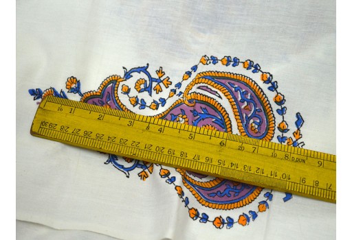 Indian quilt Fabric Block Print Cotton Fabric by the yard Hand Block Printed Cotton