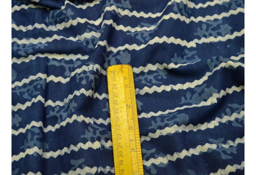 Dabu Indigo cotton fabric is suitable for summer seasons