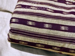 Wine Color Ikat Fabric Yardage Handloom Cotton Fabric sold by yard Ikat Home Decor Summer Dresses Material Draperies Cushions Apparels Pillowcases Table Runner Curtains