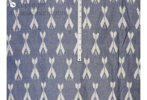 Indian ivory ikat fabric yardage handloom cotton sold by yard ikat summer dresses material kaftans home decor tablecloth drapery cushions cover curtains clutches making fabric