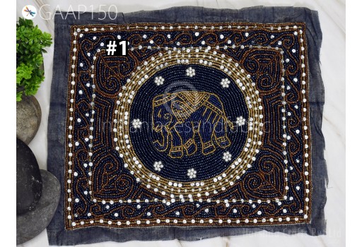 1 Pc Handcrafted Patches Beaded Chameleon Sew on Denim Jackets Shirts Embroidered Backpack Patch DIY Decorative Crafting Home Decor Appliques