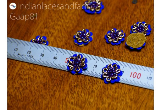 100 Tiny Zardozi Appliques Patch Small Beaded Applique DIY Craft Headband Scrap Booking Decor Rhinestone Decorative Sewing Accessory Indian Appliques