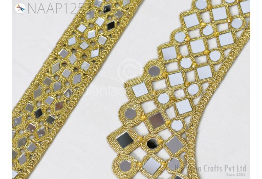 Gold Neckline Neck Patches Applique with Sleeves Decorative Patch Crafting Sequins Decorated Handcrafted Beads Applique for Women Dresses
