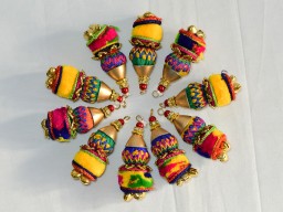 8 Beaded Tassels Jewelry Making Decorative Handmade DIY Crafting Thread  Tassels Christmas Home Decor Charms Gypsy