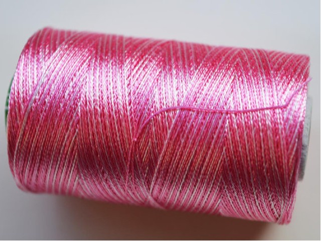 Plum and White Silk Thread Spool Art Silk Thread Hand And Machine  Embroidery Thread