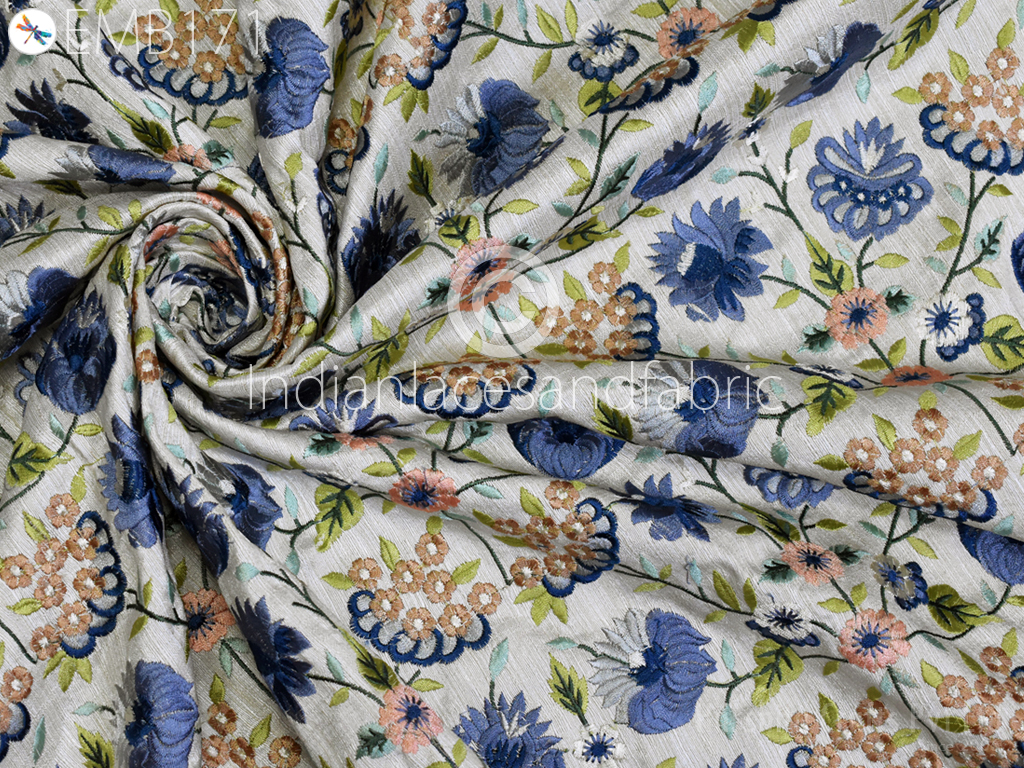 Motif venise embroidery fabric for sewing
