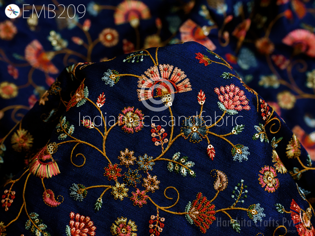  Navy Blue Satin Fabric - by The Yard : Arts, Crafts & Sewing