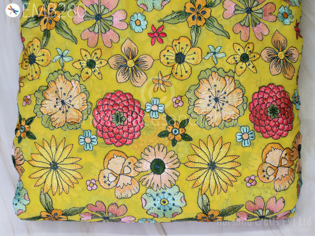 Janasya Indian Women's Yellow Cotton Floral Print Flared Western Dress -  Walmart.com