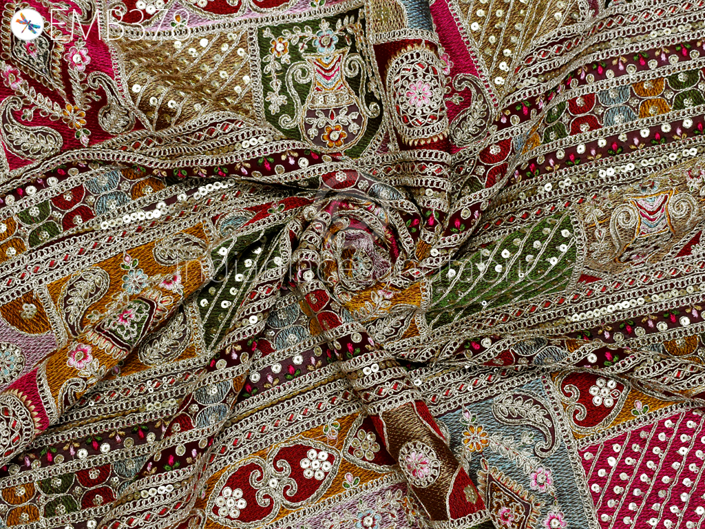 Buy Neon Colored Wedding Wear Embroidered Satin Lehenga Choli Online At  Zeel Clothing