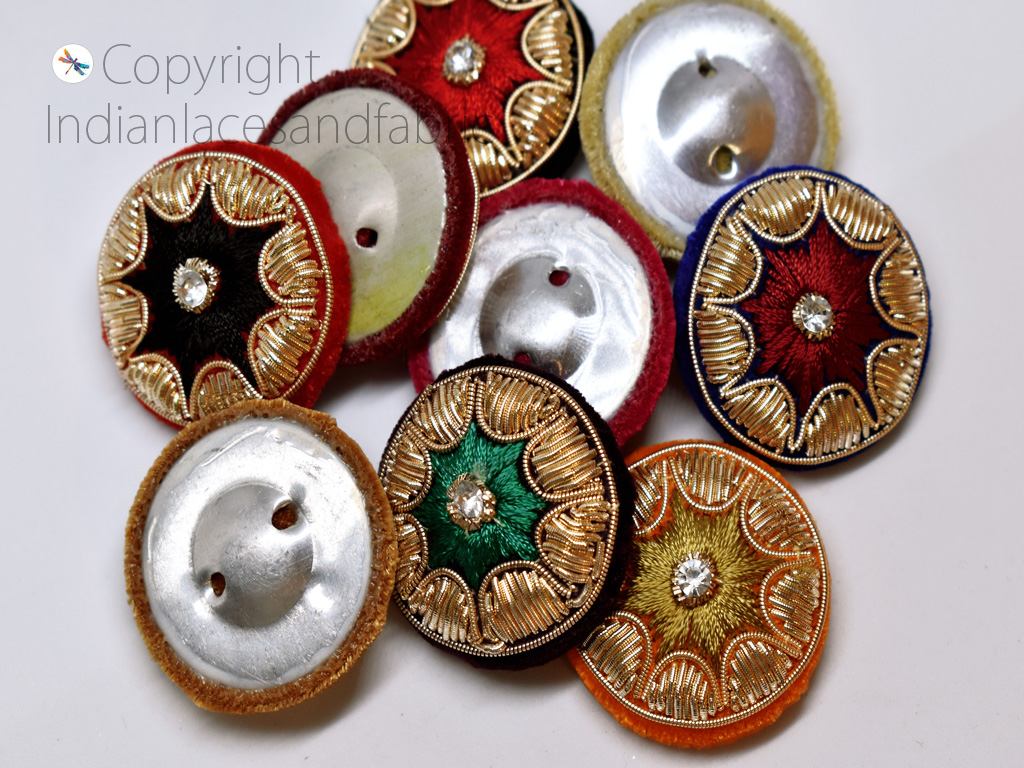 Shop Elegant and Unique Fancy Buttons at Shubham's Zari