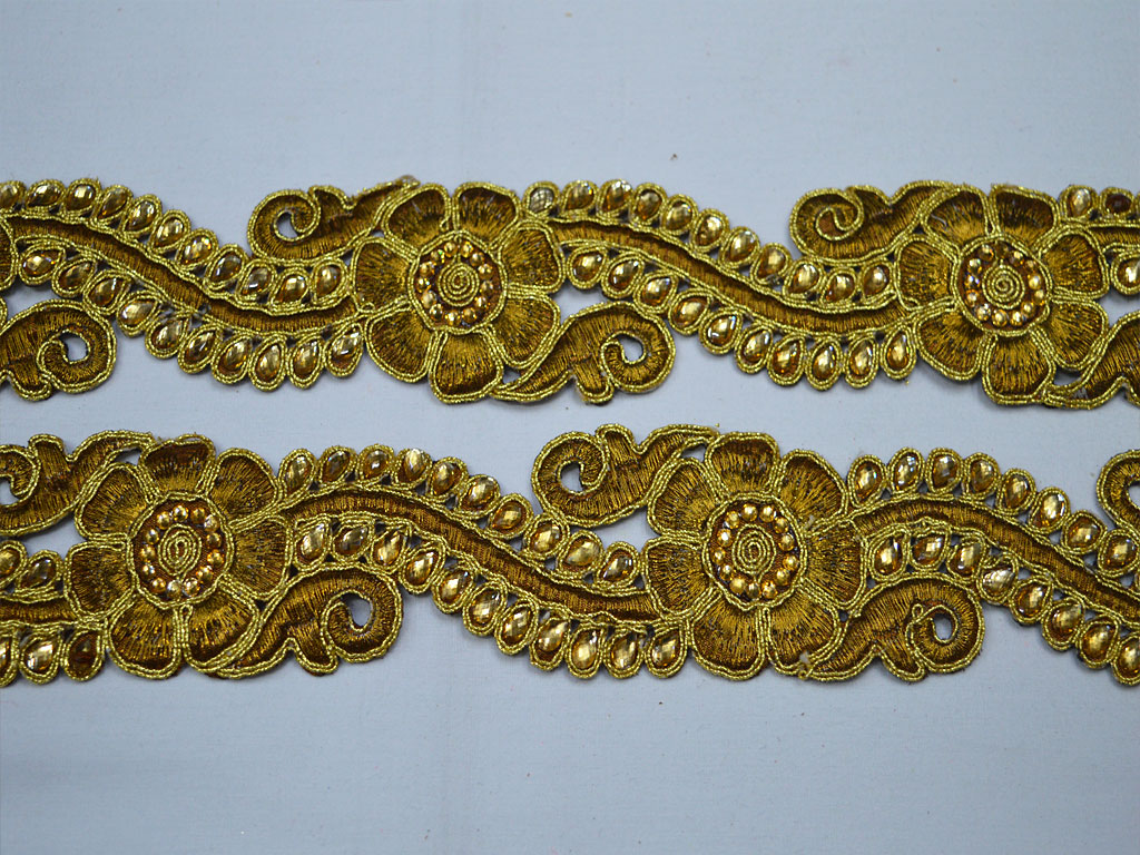 We have a large collection of decorative trims and laces that can be used  for jewelry making