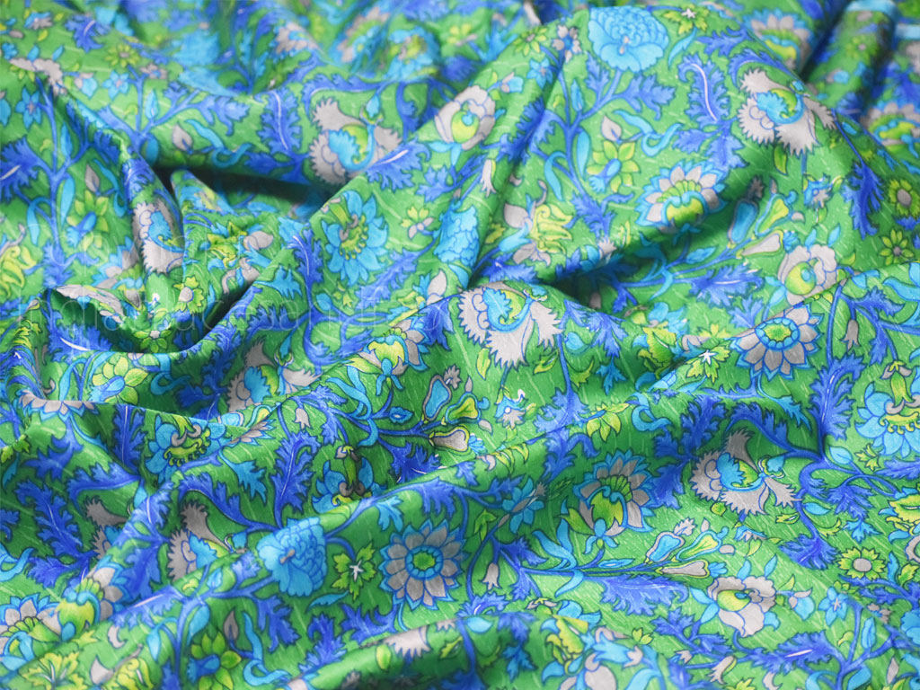 Printed Silk Many fashion designers using it to create formal dressing ...
