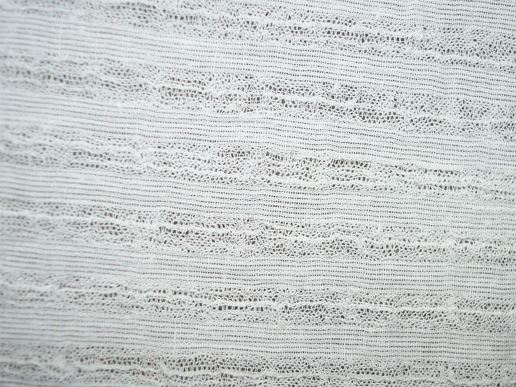 Soft Cotton Fabric- Ivory crinkle cotton fabric - Super soft on skin,  dyeable, unbleached fabric by Yard