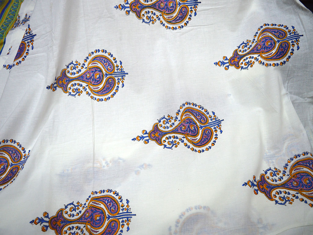 Quilting Fabric Block Printed Cotton Hand Printed Indian Fabric